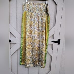 Darn Good Pants Womens Size G (14-32) Wide Leg Pull On Silk Blend Boho Festival